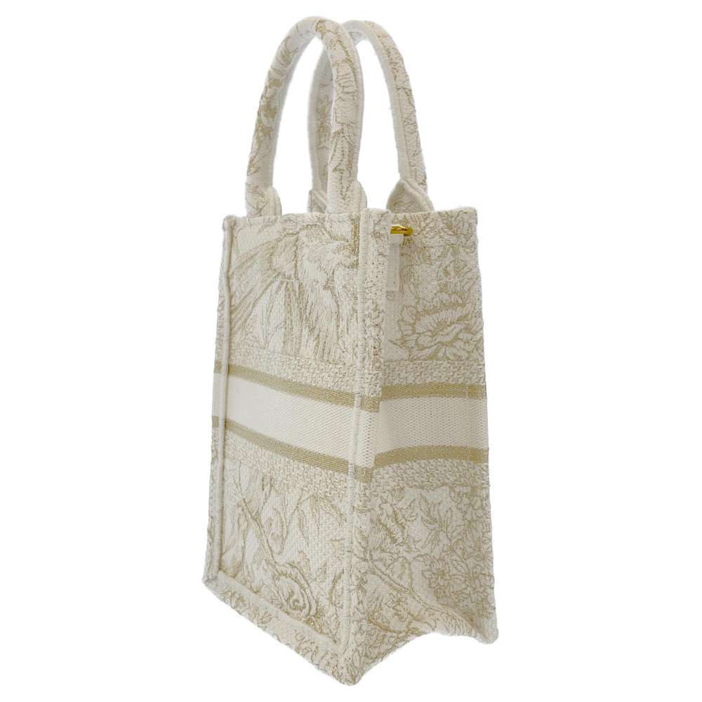 Dior Shoulder 2way Mini Bag Gold White - Picture 1 of 14